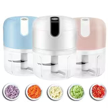 Electric Mini Garlic Vegetable Chopper Garlic Masher Portable Chopper Multi Function Meat Grinder Masher Machine Usb Charging